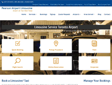 Tablet Screenshot of pearsonairportlimousine.com